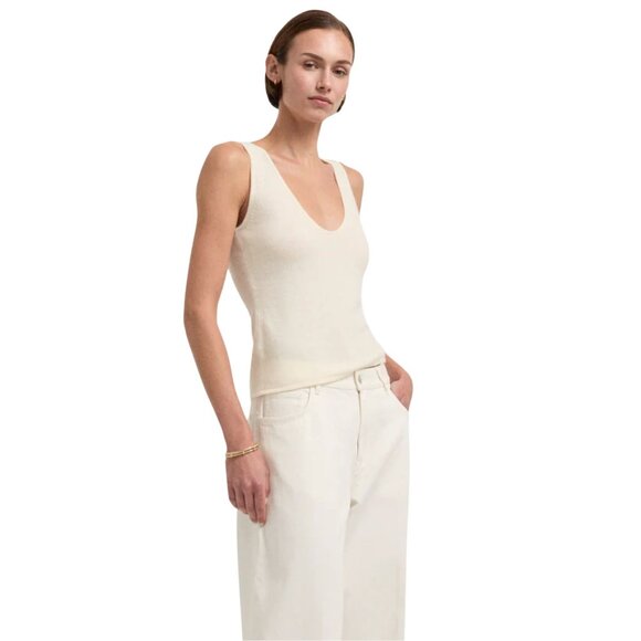 GWYN G. Label Goop Paloma Cashmere Tank Top $425 EUC S - Picture 3 of 8